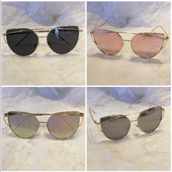 Joy’s Closet Accessories - Trendy Sunglasses - Cat Eye Reflective